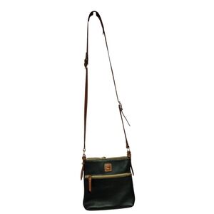 Dooney & Bourke Black and Tan Crossbody Bag